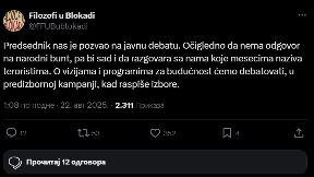Raspiši izbore, pa može dijalog